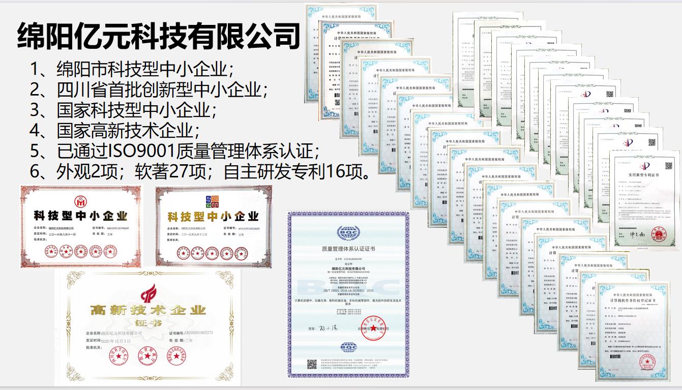 綿陽億元科技有限公司榮獲2023年度高新技術企業(yè)認定